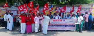 CPIML, CPIM, CPI, VCK உள்ளிட்ட கட்சிகள் கண்டன ஆர்ப்பாட்டம்