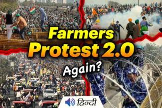 farmers protest in delhi
